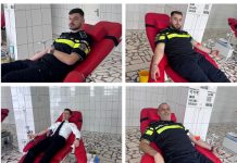 Picături de viață donate de polițiștii vrânceni / IPJ – acțiune de donare de sânge