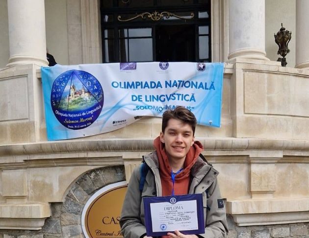 Mențiune pentru un elev vrâncean la etapa națională a Olimpiadei de Lingvistică „Solomon Marcus”