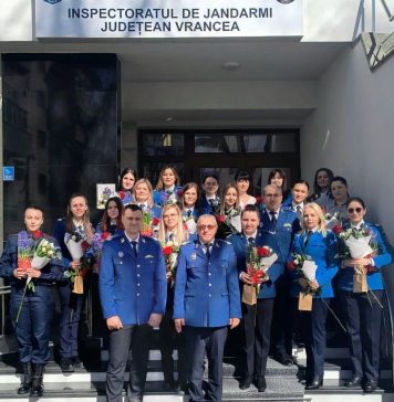 Mesaj pentru femeile jandarm din Vrancea: La Mulți Ani!
