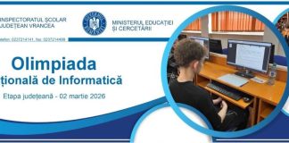 Patru elevi vrânceni calificați la Olimpiada Națională de Informatică