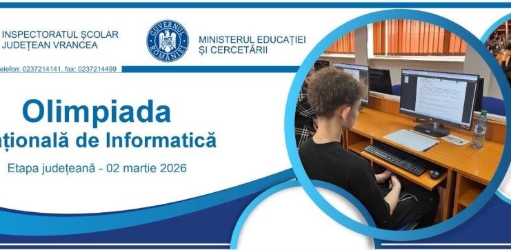 Patru elevi vrânceni calificați la Olimpiada Națională de Informatică