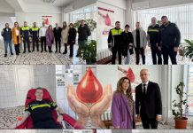 Polițiștii vrânceni continuă campania de donare de sânge