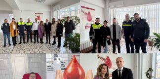 Polițiștii vrânceni continuă campania de donare de sânge