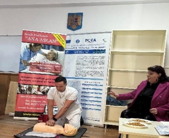 Cursuri gratuite de prim ajutor pentru angajații Serviciului de Probațiune Vrancea