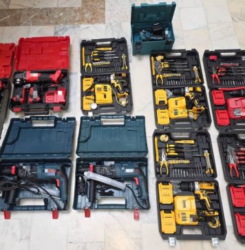 Unelte electrice fără acte de proveniență, ridicate de jandarmi la Adjud