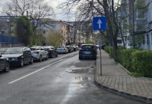 Sens unic pe strada Dornișoarei din Focșani