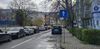 Sens unic pe strada Dornișoarei din Focșani
