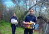 Daruri de Paști de la polițiști pentru vrâncenii din zone izolate