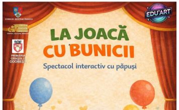 Spectacol pentru preșcolari, la Odobești