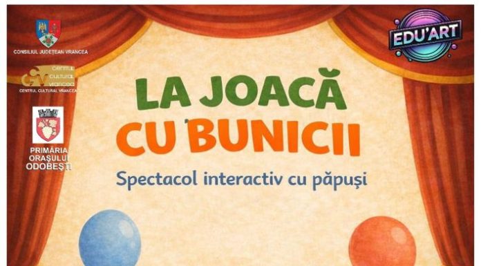 Spectacol pentru preșcolari, la Odobești