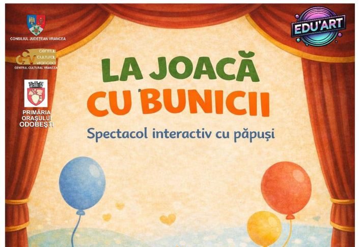 Spectacol pentru preșcolari, la Odobești
