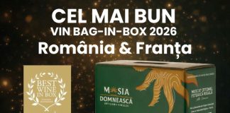 Vin produs de Crama Moșia Domnească, medalie de aur la Concursul Internațional VINALIES – Best Wine in Box 2026