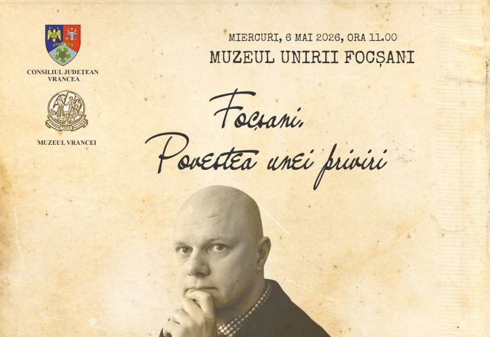 Întâlnire cu prof. Ioan Stanomir, la Muzeul Unirii / O conferință despre Focșani și România