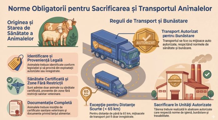 ANSVSA: Siguranța animalelor destinate sacrificării