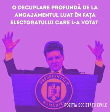 Scrisoare deschisă către președintele României, Nicușor Dan: ”Deciziile și atitudinea dumneavoastră, decuplare profundă de la electoratul care v-a susținut”