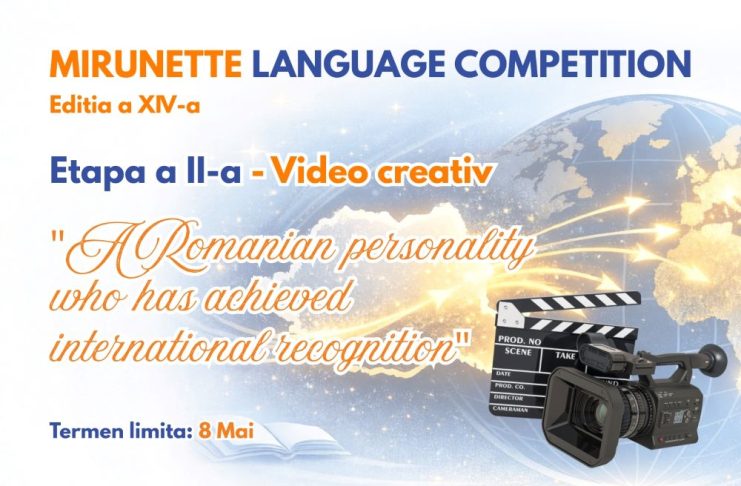 Oportunitate pentru elevi: înscrieri la concursul național de limba engleză Mirunette Language Competition 2026