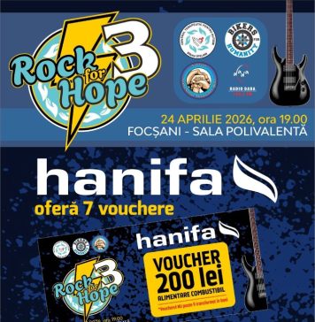 O nouă tombolă anunțată la concertul caritabil ”Rock for Hope”, de vineri seară