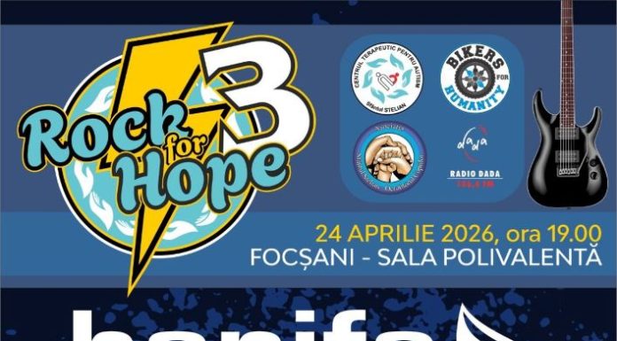 O nouă tombolă anunțată la concertul caritabil ”Rock for Hope”, de vineri seară