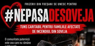 Te tunzi și donezi pentru sinistrații din Rucăreni / Acțiune caritabilă inedită inițiată de frizerii din Focșani