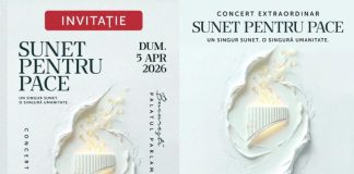 Cursanții Școlii Populare de Artă Focșani, participanți la concertul ”Sunet pentru pace”, de Florii, la Palatul Parlamentului