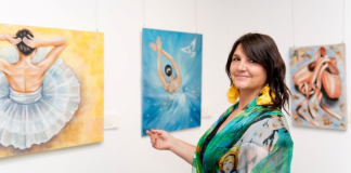 FOTO Vernisajul expoziției „La dansa dels sentits”, semnată de artista Geanina Miler, aduce la La Sénia un nou dialog între sensibilitate și expresie artistică expozitie_spania