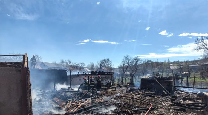 ULTIMA ORĂ Incendiu de amploare la o gospodărie din satul Verdea