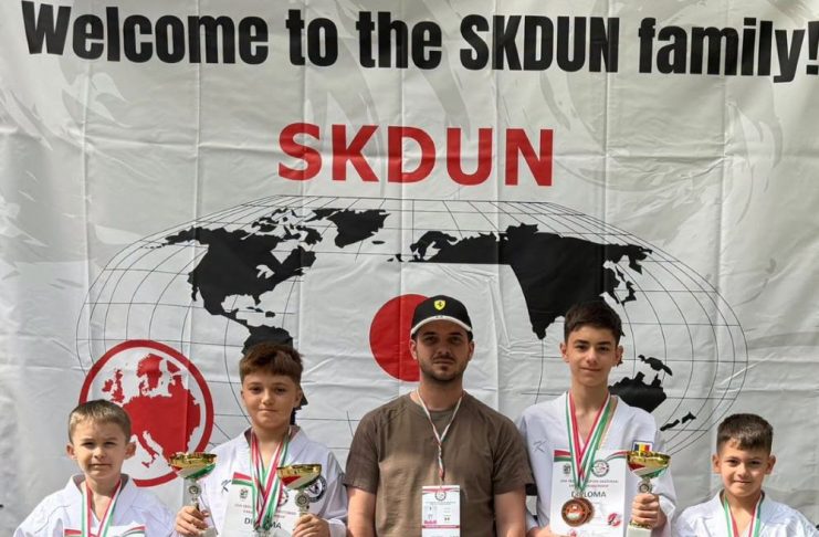 Medalii pentru sportivii de la CS Aiko Focșani, la competițiile europene de karate SKDUN