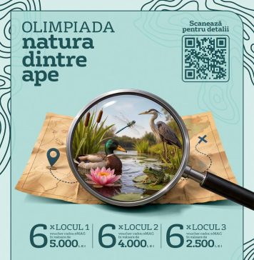 Se fac înscrieri la Olimpiada de Biodiversitate „Natura dintre Ape”