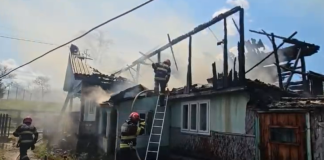 VIDEO 18 case sunt afectate de incendiul devastator de la Rucăreni