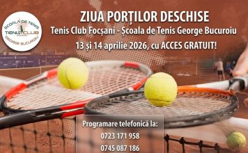 Porți deschise, de Paști, la Școala de Tenis „George Bucuroiu”