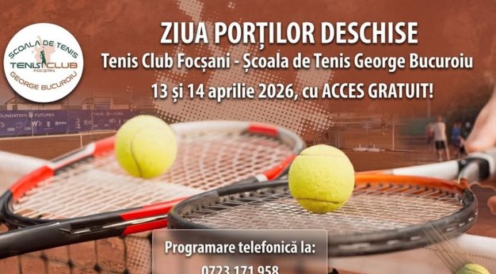 Porți deschise, de Paști, la Școala de Tenis „George Bucuroiu”