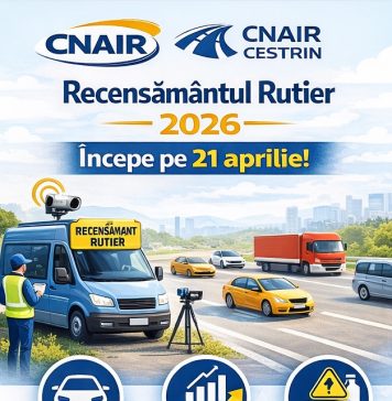 Începe Recensământul General de Circulație Rutieră!