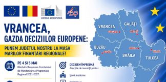 Vrancea, gazda Reuniunii Comitetului de Monitorizare a Programului Regional Sud-Est