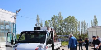 FOTO Testări experimentale pentru teza de doctorat a șefului RAR Vrancea: cercetare pentru siguranța rutieră și protecția mediului