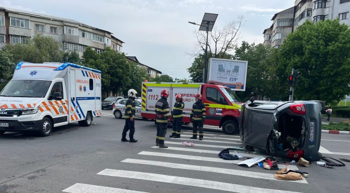 Femeie rănită în accidentul din Focșani