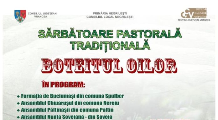 Boteitul oilor de la Negrilești, unul dintre cele mai vechi obiceiuri pastorale din România