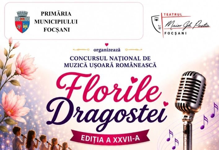 Copiii talentați sunt așteptați să se înscrie la Concursul Național de Muzică Ușoară Românească „Florile Dragostei”