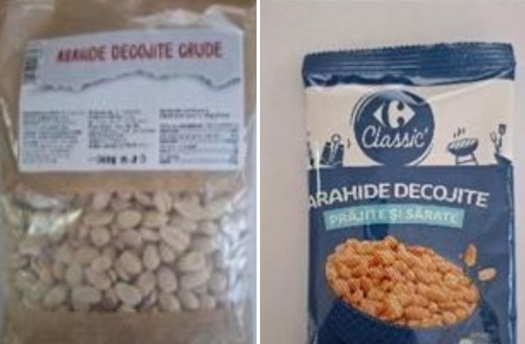 Mai multe sortimente de arahide, retrase de pe rafturile Carrefour