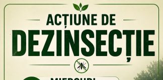 Acțiune de dezinsecție, miercuri, în Crângul Petrești