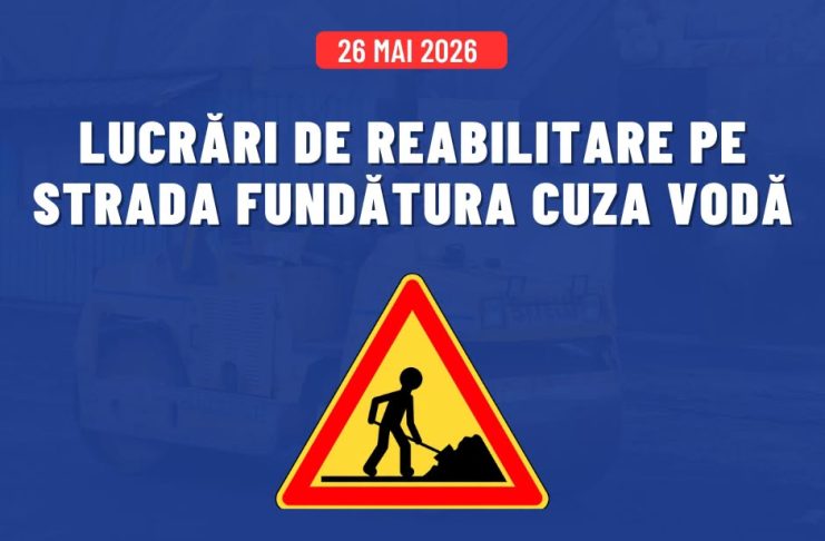Atenție, șoferi! Încep lucrări pe strada Fundătura Cuza Vodă