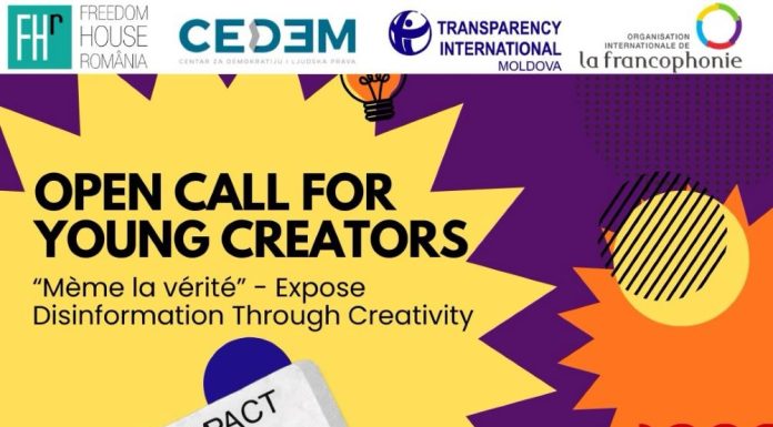 Concurs regional de creativitate pentru liceeni, despre dezinformare, educație media și implicare democratică