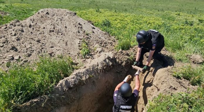 FOTO Proiectile descoperite pe teritoriul județului, detonate în poligonul de la Nănești