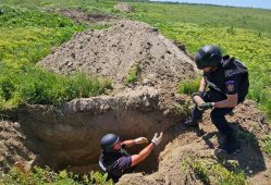 FOTO Proiectile descoperite pe teritoriul județului, detonate în poligonul de la Nănești 2 detonare munitie