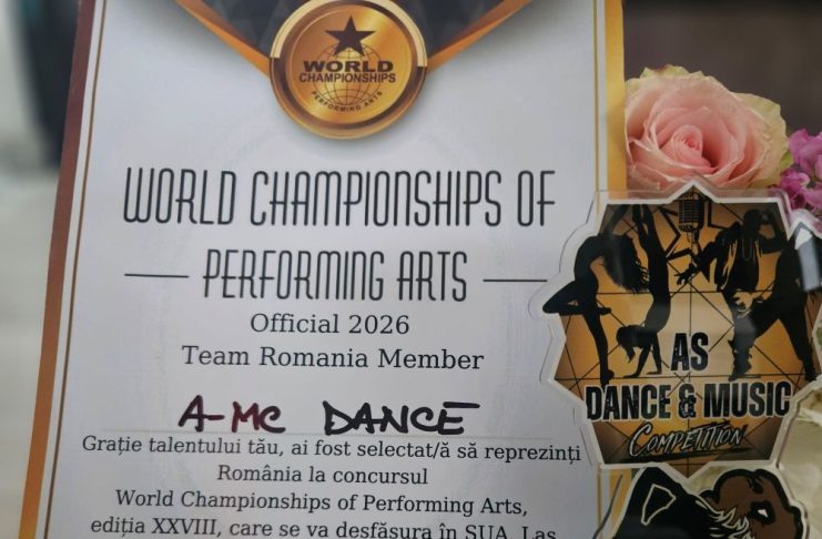 Premii pentru tinerii talentați de la Școala A-MC Dance din Focșani / Câștigătorii, invitați la Campionatul Mondial de Arte din SUA