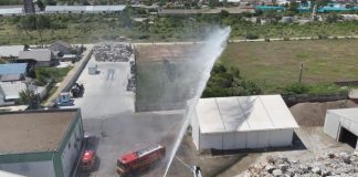 FOTO Exerciţiu ISU combinat cu forţe şi mijloace, la Vrancart Adjud