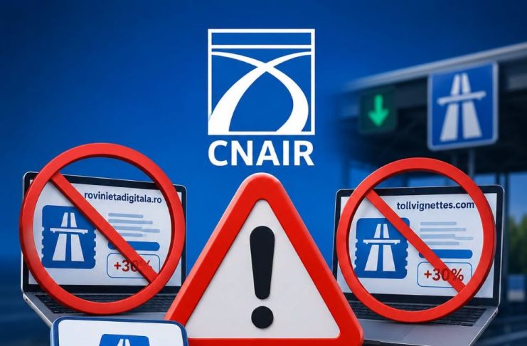Atenție! Încă două portaluri neautorizate de către CNAIR pentru vânzarea rovinietei!