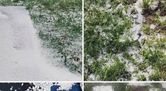FOTO Grindina a făcut ravagii la Faraoanele / Inundații locale în zonele de deal și munte