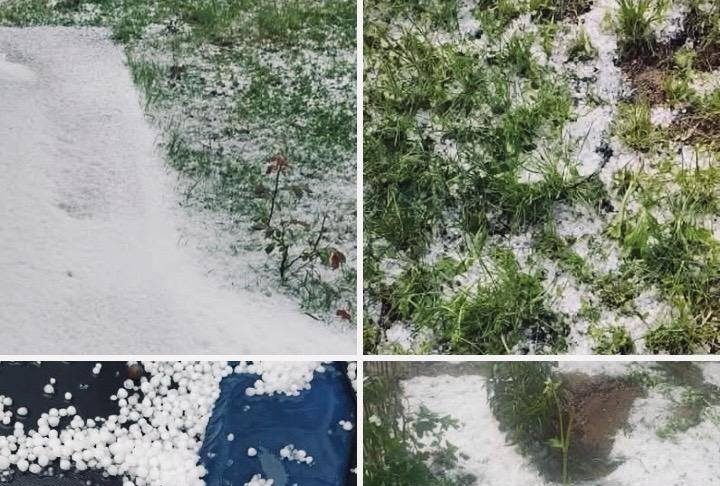 FOTO Grindina a făcut ravagii la Faraoanele / Inundații locale în zonele de deal și munte