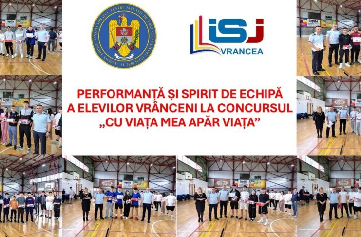 Elevii vrânceni și-au demonstrat cunoștințele în cadrul concursului „Cu viața mea apăr viața”