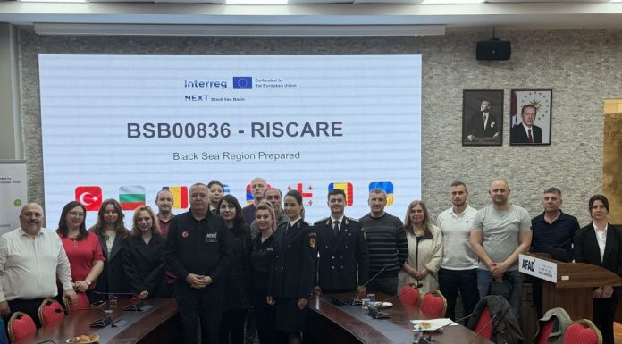 ISU Vrancea, parte a unui proiect comun de acțiune în caz de dezastre, alături de Turcia și Bulgaria